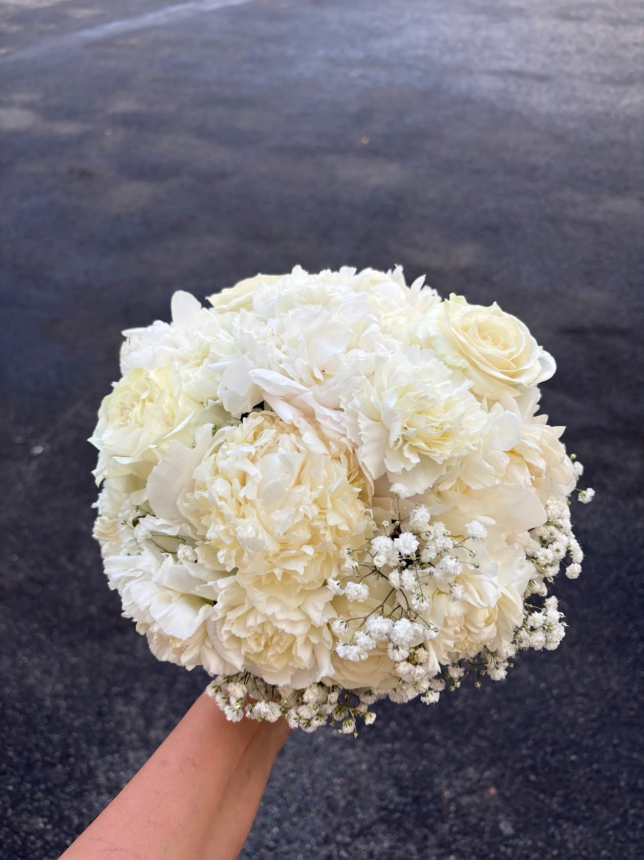 Bouquet de Mariée – Pivoines & Roses Tendres