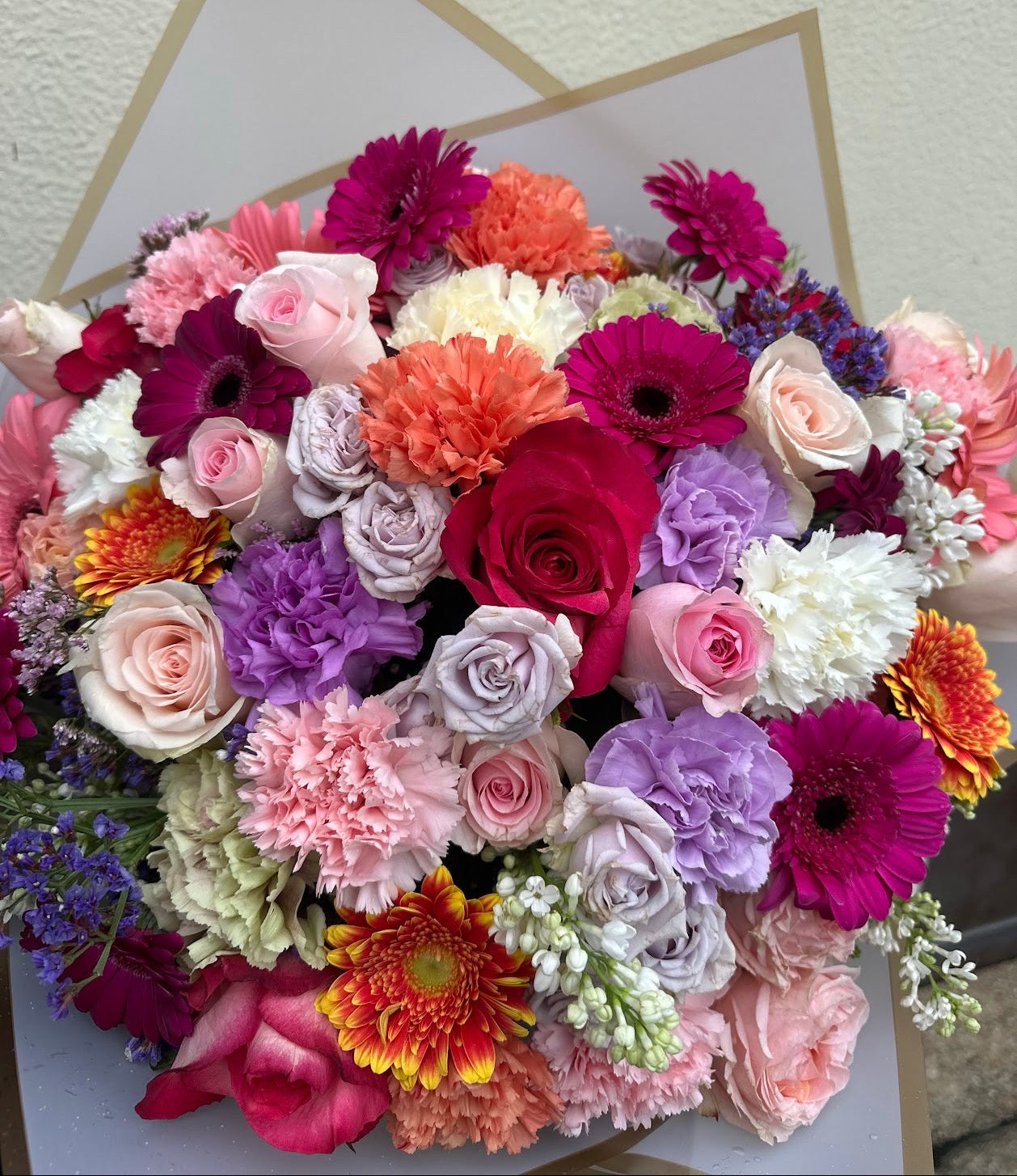 Bouquet du fleuriste multicolore