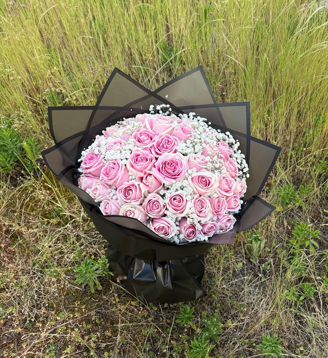 Bouquet tendresse - roses roses