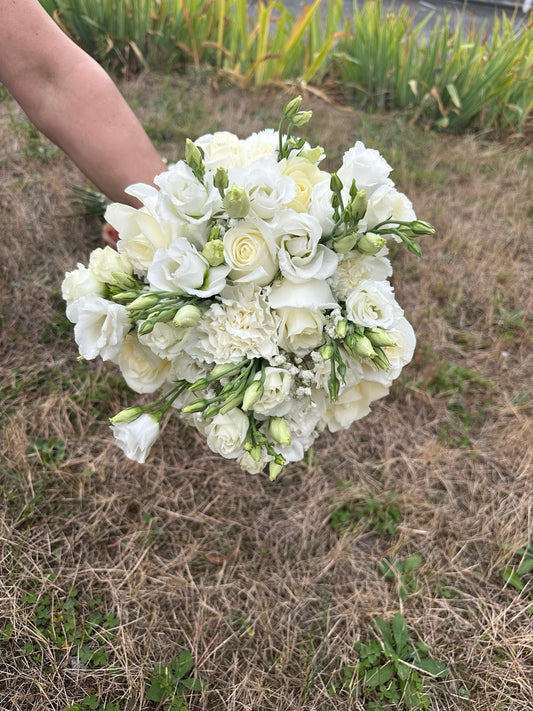 Bouquet de mariée - Blanc pur